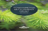 TŪWHARETOA SETTLEMENT TRUST · 2019-07-16 · Under the CNI Right of First Refusal (RFR) process, a property at 11 Tūwharetoa Street in Taupō was purchased on a 50-50 share basis