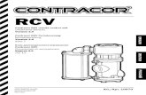 RCV - gnrg.ru · CRCR ® RCV remote conro ni 1. Device and mechanism 1.1 Function The RCV remote control unit is designed for installation on Contracor blast machines DBS-100 and