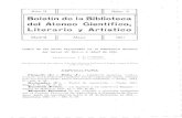 Boletín de la Biblioteca del Ateneo Científico, Literario ... · ne italiana.—Bari, 1909. C — 262. F. 5. Uorca Uñares (Juan Francisco). — Manual práctico de los Tribunales