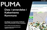 PUMA · 2017-11-09 · Online salg og forretningsudvikling i Tivoli. Byens behov Give plads til at bruge og udvikle byen Holde byrummet rent og grønt Holde infrastruktur i god stand