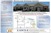 WWooooddllaanndd SSpprriinnggss CCeenntteerrcastledevgroup.com/wp-content/uploads/2017/02/woodland-springs-… · Woodland Springs Center includes: dentist, orthodontist, retail building.