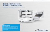 HELITRONIC MINI POWER - WALTER · walter 5 helitronic mini power software • helitronic tool studio, cad-/cam-software ... helitronic diamond evolution p r hss hm c/k cbn pkd 185/255