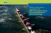 Het Expert- systeem Strategische Personeels- planning · 2017. 2. 28. · Strategische Personeels-planning. ... Ad 2 Als duidelijk is welke stappen gevolgd worden en welke analyse-instrumenten
