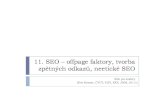 11. SEO –offpage faktory, tvorba zpětných odkazů, neetické SEOpeople.fjfi.cvut.cz/blazejos/public/12wbk/11_11.pdf · 11. SEO –offpage faktory, tvorba zpětných odkazů, neetické
