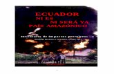 ECUADOR · Legal de Petroecuador en mayo del 2001. Mis hijas muertas no fueron bien diagnosticadas, no se de que murieron, y los animales… Petroecuador me exige pruebas de que ellos