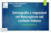 Demografia e migrazioni nel Mezzogiorno nel contesto italiano · 2018. 3. 26. · Demografia e migrazioni nel Mezzogiorno nel contesto italiano, Corrado Bonifazi –Roma, 7 marzo