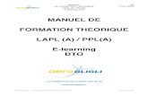MANUEL DE FORMATION THEORIQUE LAPL (A) / PPL(A) E … · Les programmes de formation théorique pour la préparation aux examens théoriques du PPL(A) déﬁnis dans l’AMC1 FCL.210