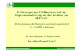 Gerd Lehmann & Rainer Friedel: Erfahrungen aus ILE ... · Dr. Gerd Lehmann, Dr. Rainer Friedel Agro-Öko-Consult GmbH 23.11.04. Ländlicher Tourismus Ökologische Entwicklung von