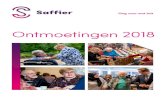 Ontmoetingen 2018 - saffiergroep.nl · Ontmoetingen Ons jaarbeeld 2018 staat in het teken van het thema ‘Ontmoeten’. Daarmee kunnen wij een goed beeld schetsen van dit jaar. Voor