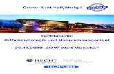 09.11.2019 BMW-Welt München · Tagungsprogramm Teil 1 09.11.2019 ab 10:15 Uhr Registrierung auf der Innenterrasse der BMW-Welt 11:00 Uhr Vorträge im Businesscenter der BMW-Welt