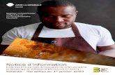 Notice d’information - AG2R La Mondiale · Boulangerie-Pâtisserie (brochure n° 3117) dont relève votre entreprise ont accordé leur confiance à AG2R Prévoyance (dénommée