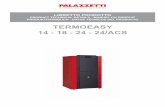 TERMOEASY 14 - 18 - 24 - 24/ACS - Schede tecniche · 11.stb safety 9.combustion fan comb 8.igniter ∆pa 7.pressure sensor 6.flue gas temp. k 5.back water temp. t° 4.water temp.