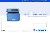 BWT AQA basic - VVS Netto · 1 BWT AQA basic er beregnet til blødgøring og delvis blødgøring af drikkevand og brugsvand. Formålet er at beskytte varmtvandsbeholdere, kaffemaskiner,