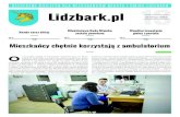 Lidzbark.pl BEZPŁATNY BIULETYN DLA MIESZKAŃCÓW MIASTA …€¦ · konawcę. Z pomocy skorzystać mogą właściciele nieruchomości ujętych w ewidencji wyrobów zawierających