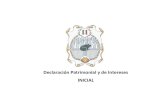 Declaración Patrimonial y de Intereses INICIAL · declaraciones de situación patrimonial y de intereses. El artículo 32 de la Ley General de Responsabilidades Administrativas,