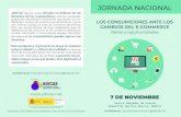 JORNADA NACIONAL - adicae...JORNADA NACIONAL LOS CONSUMIDORES ANTE LOS CAMBIOS DEL E-COMMERCE Retos y oportunidades TIENDA 7 DE NOVIEMBRE Incribirse en: inscripcionecommerce@adicae.net