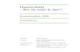 Djupströbädd – Bra för miljö & djur!?239022/FULLTEXT01.pdf · Djupströbädd – Bra för miljö & djur!? Examensarbete 2008 Frida Källström Författare: Frida Källström