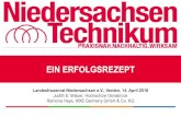 Landesfrauenrat Niedersachsen - EIN ERFOLGSREZEPT · Das Technikum in Zahlen Am Niedersachsen-Technikum teilgenommen haben …Jahrgang Technikantinnen entschieden sich für … Hochschulen