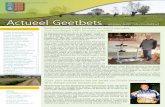 Actueel Geetbets · Actueel Geetbets gemeentelijk informatieblad Provincie Vlaams-Brabant Arrondissement Leuven uitgave oktober 2009 Bedevaartsoord tegen bedwateren wacht renovatie