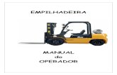 EMPILHADEIRA - mgmengenhariadotrabalho.com.br€¦ · empilhadeira for equipada com equipamentos opcionais, podem mudar-se algumas características descritas neste manual. Certifique-se,