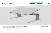 Ropox Vision Electric · Brugermanual Monteringsanvisning Denne folder skal altid opbevares ved produktet! PDF 6188 / Rev 001 Ropox Vision Electric