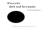 Poesie del sol levante · I Quaderni di Vertigine 02 Luciano Pagano – Poesie del Sol Levante stampato nel giugno del 2004 ... punta meliso scoglio che svanisce non so dove non so