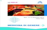 MEDICINA DI GENERE - OMCeO Bari...11.50-12.10 Medicina di Genere e razionalizzazione dei costi V. Montanaro (Bari) 12.10-12.30 Discussione 12.30-12.50 Nutrizione, sindrome metabolica