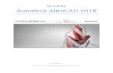 Novinky AutoCAD 2018 ProPDF3 - STOR CAD …...Novinky Autodesk AutoCAD 2018 PDF dokument obsahuje přehled novinek produktu AutoCAD 2018. AutoCAD 2018 je stále v popředí světového