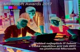 Microsoft Awards 2017 - STAPRO...Microsoft Microsoft HoloLens Microsoft Azure Demonstrace využití smíšené reality v oblasti výroby nebo marketingu výrobní společnosti v kombinaci