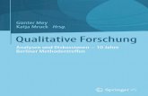 Qualitative Forschungdownload.e-bookshelf.de/download/0002/6796/84/L-G-0002679684... · Qualitative Methoden am Scheideweg – Jüngere Entwicklungen der ... Qualitative Social Research
