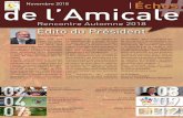 Novembre 2018 Échos de l’Amicaleamicaledvu.cluster026.hosting.ovh.net/echos/Amicaleautomne2018.… · d’informations – CDG59 •Sylvie BARON, Directrice des Ressources Humaines
