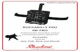ROCKABILLY PRO RB-PRO · 2016. 6. 22. · SHADOW ROCKABILLY PRO BEDIENUNGSANLEITUNG DEUTSCH Seite 2/6 ROCKABILLY PRO / RB-PRO Das RB-PRO wurde in enger Zusammenarbeit mit dem bekannten