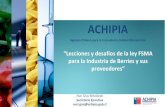 Presentación de PowerPoint - Chilealimentos€¦ · Jalapeños (México) Melones (Honduras) Berries (Guatemala) Lechuga (México) Mangos (Sinaloa, MX) Alérgenos (EEUU) Helado (Texas)