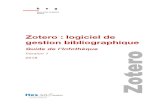 Zotero : logiciel de gestion bibliographique · 2018. 9. 26. · Zotero Style Repository Here you can find Citation Style Language 1.0.1 citation styles for use with Zotero and 0th