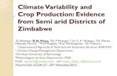 Climate Variability and Crop Production: Evidence from ... · Midlands Zvishavane 24422 17939 0.7 Midlands 351829 238200 0.67 Masvingo Gutu 40698 28034 0.68 Masvingo 216062 118264
