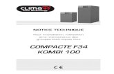 COMPACTE F34 KOMBI 100 - Sime Francesime-france.fr/notices/COMPACTE-F34-KOMBI-100.pdf · version “KOMBI 100” Dans la version “KOMBI 100”pour que l’installation puisse fournir