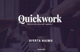Prezentacja programu PowerPointquickwork.com.pl/wp-content/uploads/2020/05/QW_oferta_wz...Ef ficient Shared spaces Coworking to coraz bardziej popularna forma pracy, która prężnie