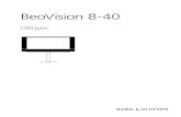 BeoVision 8-40... · 2020. 4. 6. · εικόνας, 11 ... απενεργοποίησης της τηλεόρασης, 27 ... ή κάτω για να μετακινηθείτε στη