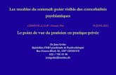 Les troubles du sommeil: point visible des comorbidités ... · 1995 : DIU Physiologie & Physiopathologie du sommeil (Lyon et Grenoble) • 1995 –1996 : consultations ambulatoires