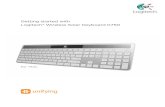 Getting started with Logitech® Wireless Solar …...System Preferences>Keyboard>Keyboard Shortcuts>Mission Control>Restore Defaults. If you are using Leopard (Mac OS 10.5) or Snow