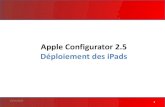 Apple Configurator 2.5 Déploiement des iPads...23/03/2016 Direction Générale de l'Education et des Enseignements –2016 20 url : Login : amon pass : mot_de_pass Configuration du