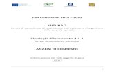 analisi di contesto lotti 2.0...2 Premessa. Il sistema agroalimentare della Campania (fonte: Analisi di contesto PSR Campania 2014 – 2020 – CREA PB) Dati strutturali La tabella