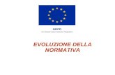 EVOLUZIONE DELLA NORMATIVA · 2020. 1. 27. · EVOLUZIONE DELLA NORMATIVA : 95/46/CE UE 2016/679 675/96 196/03 Semplificazione 196/03 s.m.i. 101/2018 Armonizzazione