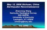 May 12, 2008 Sichuan, China Earthquake2. Fault Rupture 0.20g Earthquake science is the base for seismic hazard assessment and mitigation PGA Attenuation Curve for M8.0 1.E-06 1.E-05