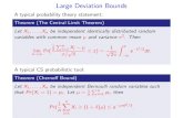 Large Deviation Bounds - cs.brown.educs.brown.edu/courses/cs155/slides/2020/Chapter-4.pdf · The Basic Idea of Large Deviation Bounds: For any random variable X, by Markov inequality