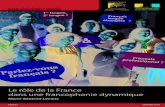 Le rôle de la France dans une francophonie dynamique · Renforcer la gouvernance de la Francophonie institutionnelle afin que la ou le Secrétaire général.e (SG) puisse donner