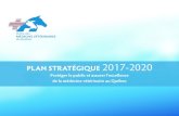Ordre des MÉDECINS VÉTÉRINAIRES du Québec · 2017. 4. 12. · Planification stratégique 2017-2020 / 3 L’Ordre des médecins vétérinaires du Québec favorise l’excellence