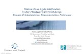 Status Quo Agile Methoden in der Hardware-Entwicklung– · Modul Ziel. Terminierung. Bestandsaufnahme „Readyness“ - Check Entwicklung agiler Projektansatz Auswahl „Piloten“