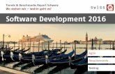 Trends & Benchmarks Report Schweiz Wo stehen wir – wohin ... · Trends & Benchmarks Report Schweiz Wo stehen wir – wohin geht es? Software Development 2016 Agile Requirements