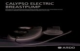 CALYPSO ELECTRIC BREASTPUMP · 4 en 2. Important safety details Calypso is an electrically-operated, safe and reliable breastpump for personal use. Calypso is constructed and assembled